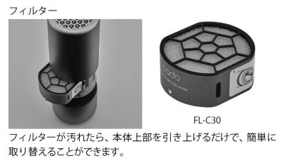 cado(ɡ) <br>
LEAF Portable MP-C30
򴹥ե륿<br>
FL-C30